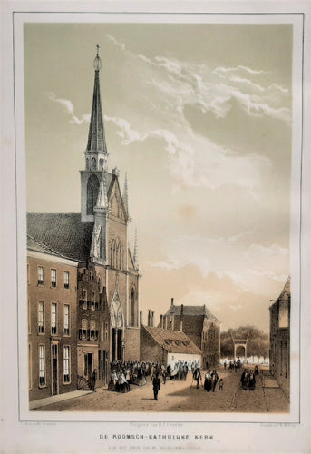 Leiden Onze-Lieve-Vrouw Hemelvaartkerk - GJ Bos / PWM Trap / DJ Couvée - ca 1859