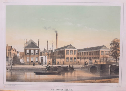 Leiden Fabriek Leidse Katoenmaatschappij - GJ Bos / PWM Trap / DJ Couvée - ca 1859