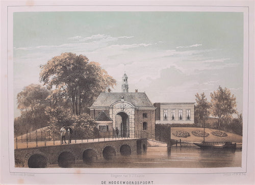 Leiden Hogewoerdspoort - GJ Bos / PWM Trap / DJ Couvée - ca 1859