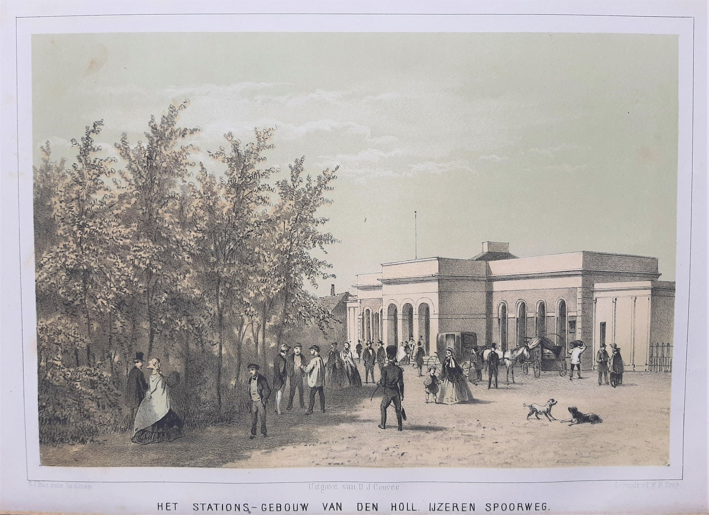 Leiden Centraal Station - GJ Bos / PWM Trap / DJ Couvée - ca 1859