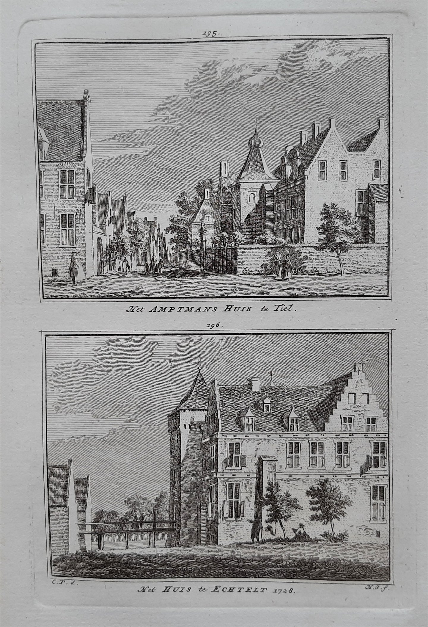Tiel Echteld - H Spilman - ca. 1750