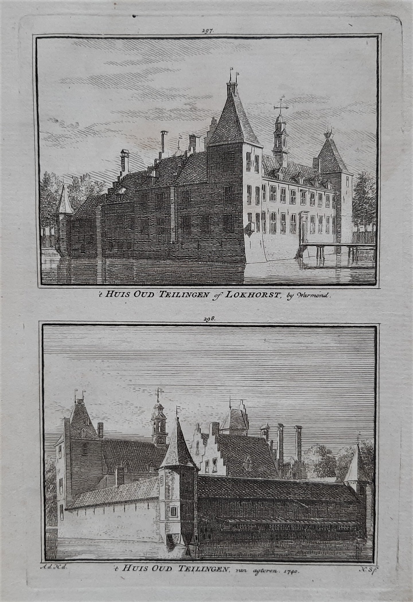 Warmond Huis Oud-Teylingen - H Spilman - ca. 1750