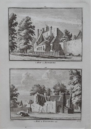 Rijnsburg Hof - H Spilman - ca. 1750