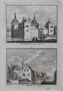 Oegstgeest Endegeest en Abtspoel - H Spilman - ca. 1750