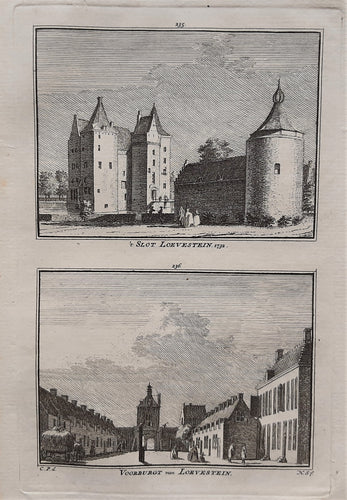 Poederoijen Slot Loevestein - H Spilman - ca. 1750