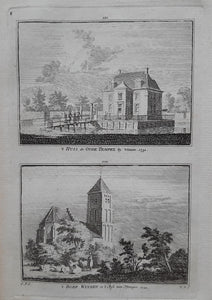 Winssen Huis en dorp - Spilman - ca. 1750
