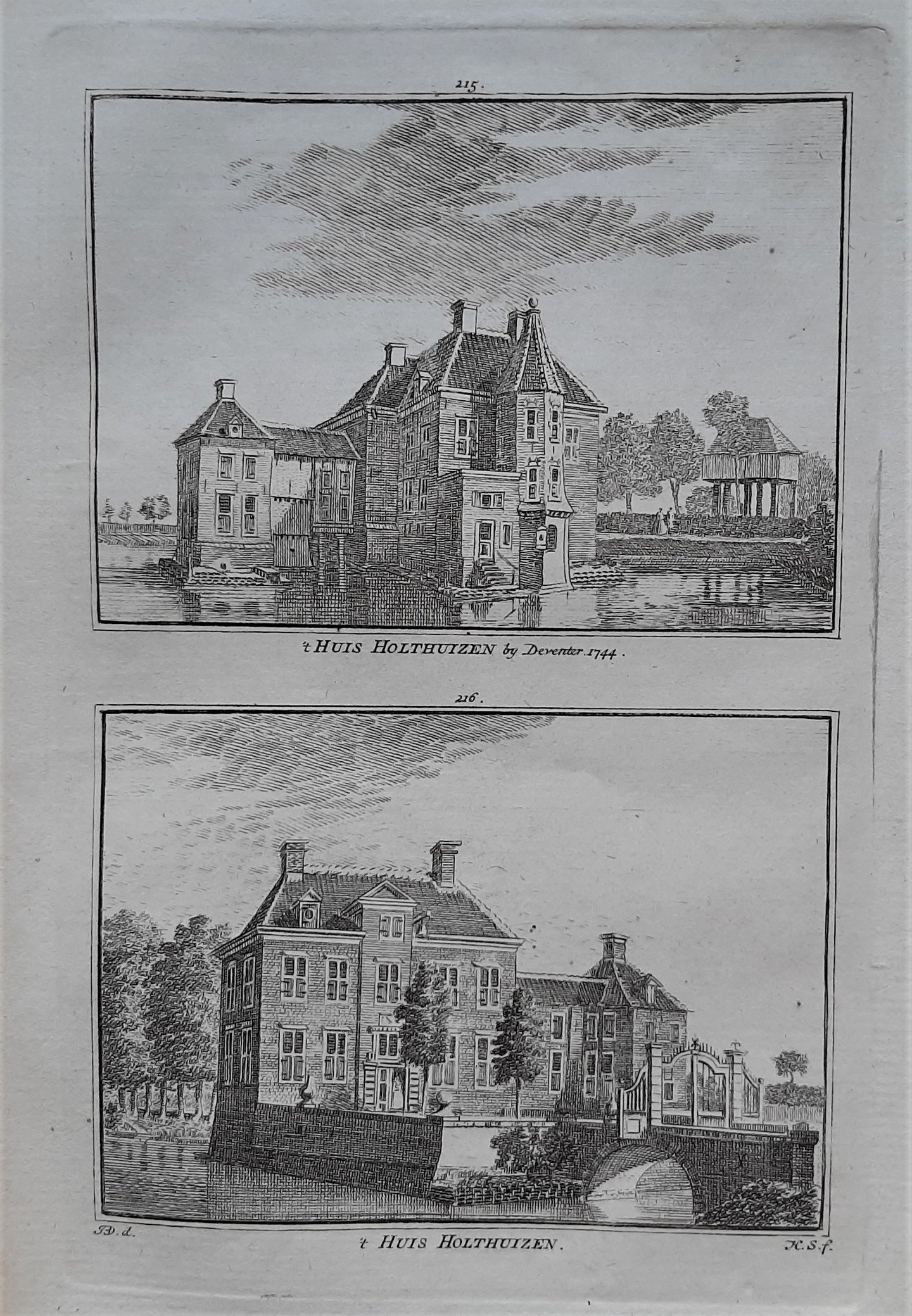 Deventer Huis Holthuizen - H Spilman - ca. 1750