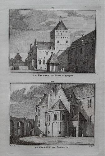 Nijmegen Het Valkhof - H Spilman - ca. 1750