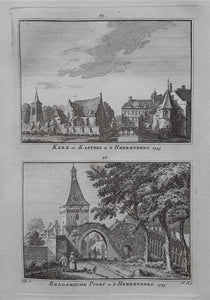 Heerenberg's- Kerk en Zeddamsche poort - H Spilman - ca. 1750