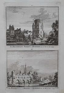 Zutphen Drogenapstoren en Berkel - H Spilman - ca. 1750
