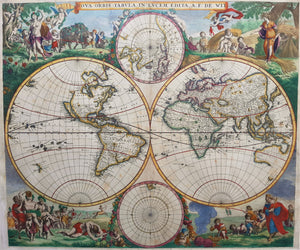 Wereld World - F de Wit - circa 1670
