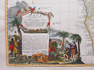 Afrika Africa - JB Homann - ca. 1743