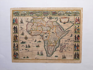 Afrika Africa - WJ Blaeu - 1635