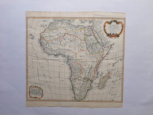 Afrika Africa - CF en F Delamarche / G Robert de Vaugondy - circa 1816