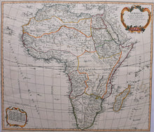Afbeelding in Gallery-weergave laden, Afrika Africa - CF en F Delamarche / G Robert de Vaugondy - circa 1816