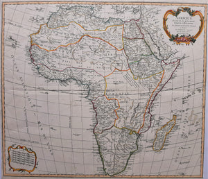 Afrika Africa - CF en F Delamarche / G Robert de Vaugondy - circa 1816