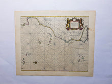 Afbeelding in Gallery-weergave laden, Afrika Noordwestkust met Azoren, Canarische en Kaapverdische eilanden - P Goos - ca 1665