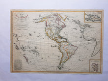 Afbeelding in Gallery-weergave laden, Amerika Noord- en Zuid-Amerika Americas North and South America - R Bonne / A Basset - 1828