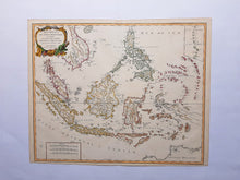 Afbeelding in Gallery-weergave laden, INDONESIË, MALEISIË, FILIPIJNEN - Gilles Robert de Vaugondy - 1750