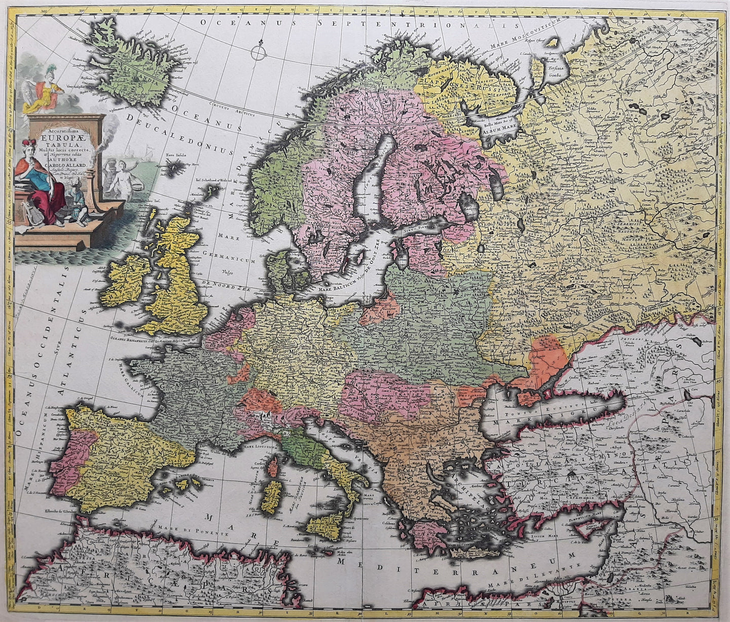 Europa Europe - C Allard - circa 1696