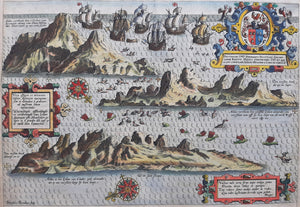 Afrika Ascension Island Africa - Jan Huygen van Linschoten / Baptista van Deutecum - ca 1596