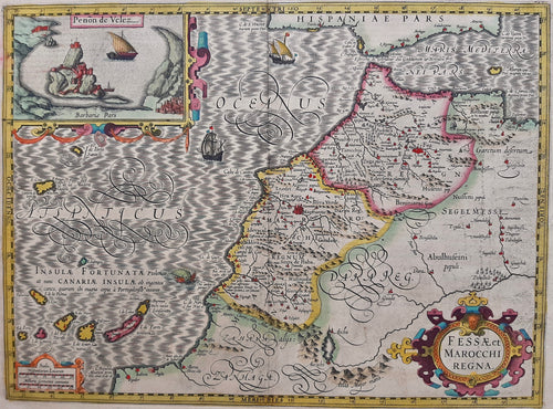 Marokko Morocco - G Mercator / J Hondius - 1619