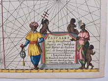 Afbeelding in Gallery-weergave laden, AFRIKA Zeekaart Zuidwest Afrika en Kaap de Goede Hoop - Hendrick Doncker - 1659