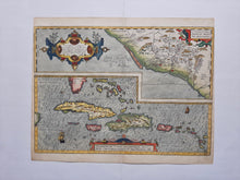 Afbeelding in Gallery-weergave laden, Cuba Hispaniola Mexico - A Ortelius - 1579