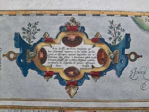 Cuba Hispaniola Mexico - A Ortelius - 1579