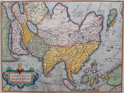 Azië Asia - A Ortelius - 1574