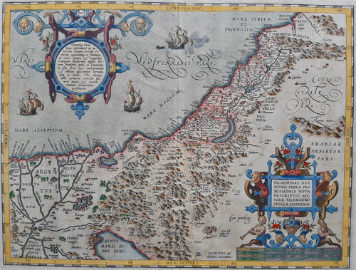 Israël Heilige Land Israel Holy Land - A Ortelius - 1624