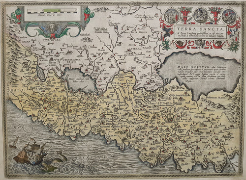 Israël Heilige Land Israel Holy Land - A Ortelius - 1595