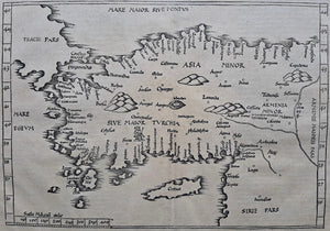Turkije Klein Azië Cyprus Turkey Asia Minor - L Fries /  M Waldseemüller - 1541