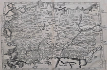 Afbeelding in Gallery-weergave laden, Klein Azië Turkije Asia Minor Turkey Ptolemy map - C Ptolemaeüs / L Fries - 1541