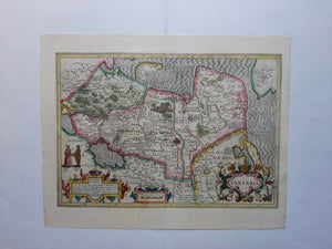 Rusland Noordelijk deel China Korea 'Tartaria' - J Hondius / H Hondius - 1633