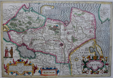 Afbeelding in Gallery-weergave laden, Rusland Noordelijk deel China Korea &#39;Tartaria&#39; - J Hondius / H Hondius - 1633