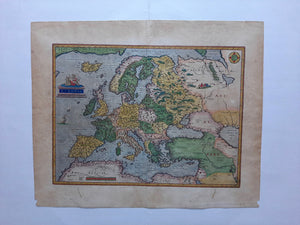 Europa Europe - A Ortelius - 1579