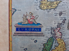 Afbeelding in Gallery-weergave laden, Europa Europe - A Ortelius - 1579