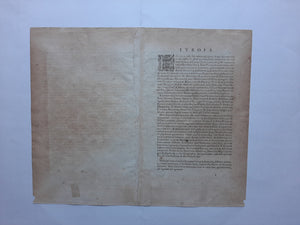Europa Europe - A Ortelius - 1579