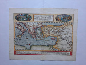 Oostelijke Middellandse Zeegebied - A Ortelius - circa 1580