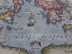 Oostelijke Middellandse Zeegebied - A Ortelius - circa 1580