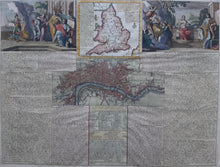 Afbeelding in Gallery-weergave laden, Engeland London England - H Chatelain - 1719