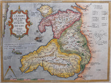 Load image in Gallery view, Wales British Isles - A Ortelius - 1579
