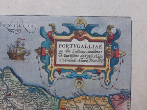 Portugal - A Ortelius - 1598