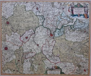 België Antwerpen Mechelen Aarschot Belgium - Nicolaas Visscher - ca 1689