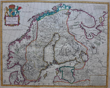Afbeelding in Gallery-weergave laden, Scandinavië Sweden Norway Finland Denmark Scandinavia - F de Wit - ca. 1690
