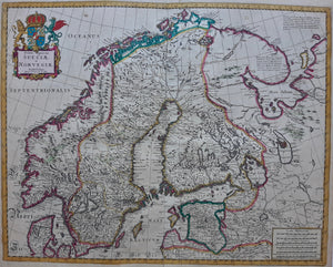 Scandinavië Sweden Norway Finland Denmark Scandinavia - F de Wit - ca. 1690