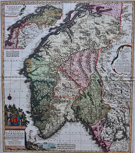 Noorwegen - M Seutter - ca. 1730