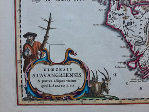 Noorwegen Stavanger Norway - Joan en Cornelis Blaeu - circa 1645