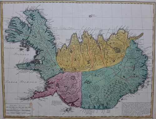 IJsland Iceland - Homann Heirs - 1751
